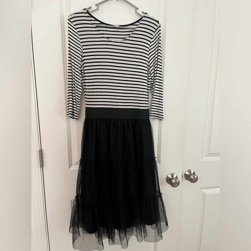 Unique dress with tulle